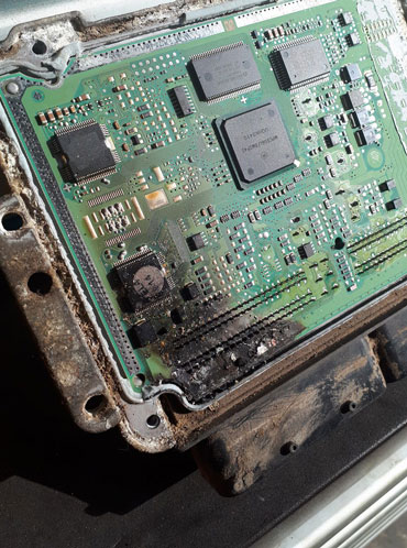 Centralina Motore danneggiata